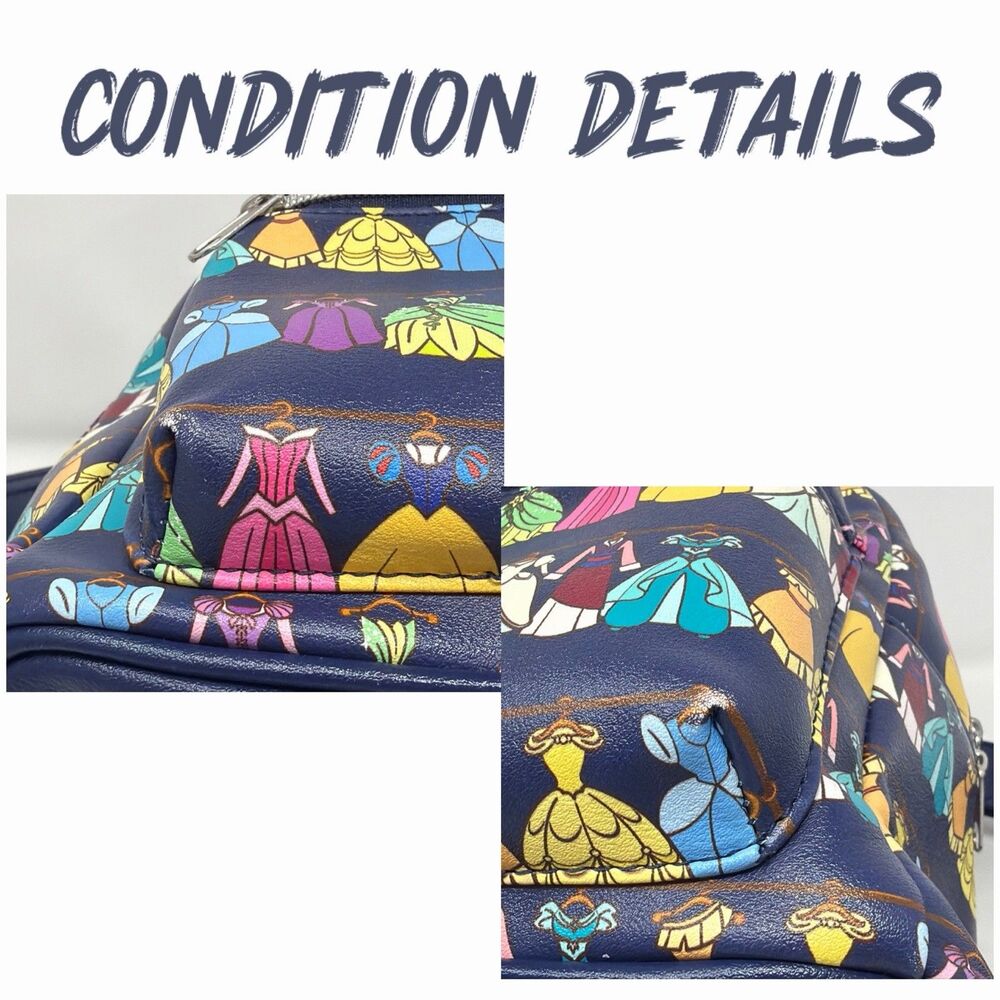 Loungefly Disney Princess Dress Wardrobe Backpack Wallet STORE MODEL - Picture 2 of 13